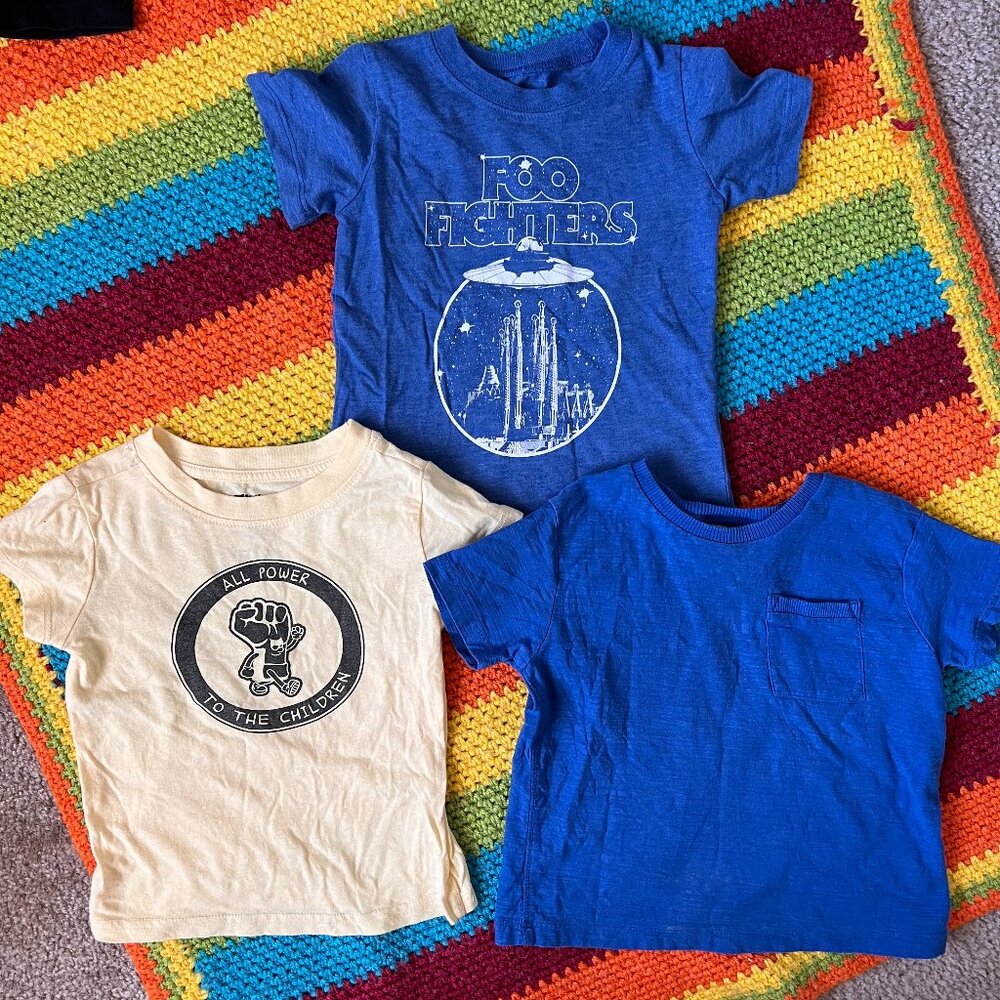 Bundle of 3 Toddler Shirt - Zara, Foo Fighters